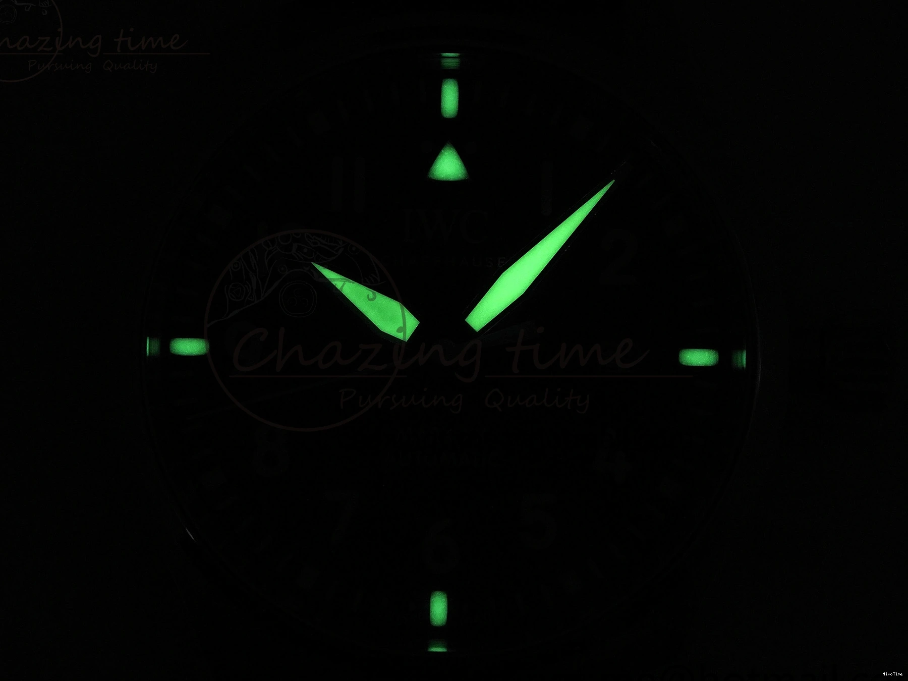 MIROTIME 0331 Pilot Mark XX IW328201 ZF 1:1 Best Edition Black Dial on Black Leather Strap A Affordable 7028